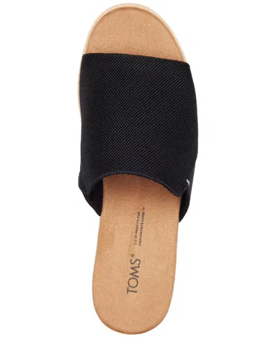 Toms Diana Wedge Sandal In Black