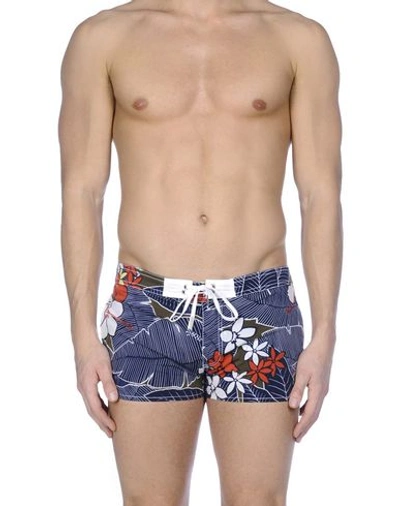 Dsquared2 Swim Trunks In Dark Blue