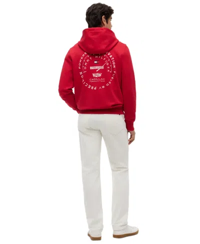 Tommy Hilfiger Tommy X Cadillac F1 Team Speed Hoodie In Red