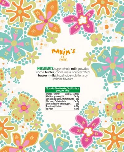 Maxim's De Paris Mosaic Easter Egg Tin Chocolate Eggs, 12-pc. In Multi