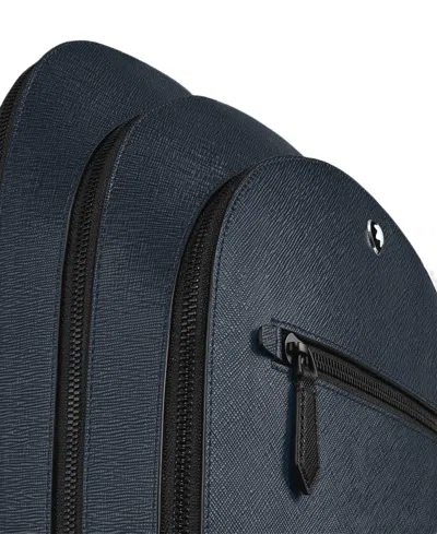 Montblanc Sartorial Medium 3 Compartment Backpack In Blue