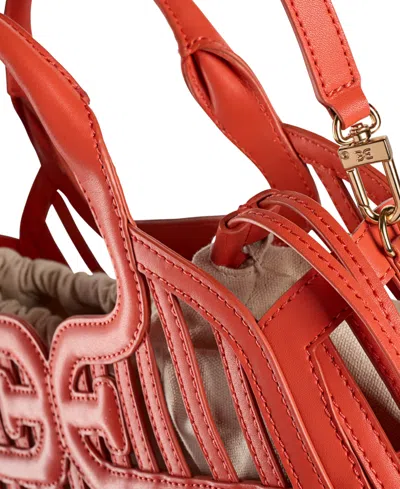 Sam Edelman Marlowe Medium Basket Bag In Red