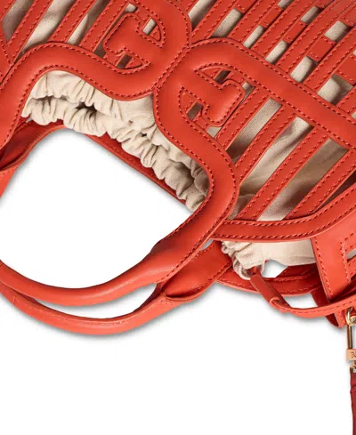 Sam Edelman Marlowe Medium Basket Bag In Red