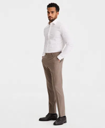 Ted Baker Ted By  Men's Modern-fit Suit Separate Pants In Brown