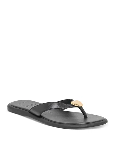 Dolce Vita Jaina Embellished Flip Flop In Black