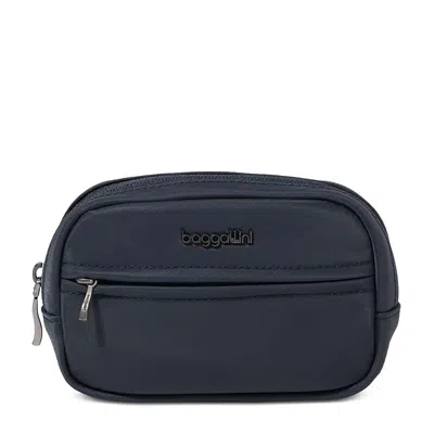 Baggallini Mini Pocket Cosmetic Bag In Blue