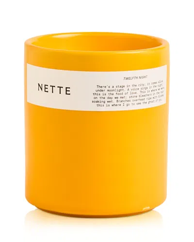 Nette Twelfth Night Scented Candle In Yellow
