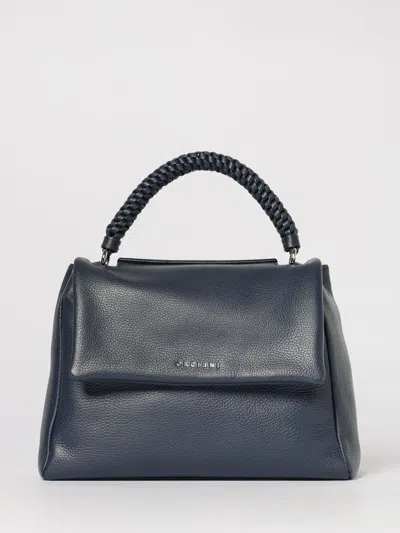 Orciani Medium Sveva Sense Scooby Braided-handle Tote Bag In Blue