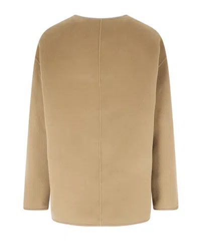 Rohe Róhe Double-faced Jacket In Brown