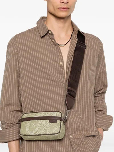 Etro Printed Messenger Bag In Multi
