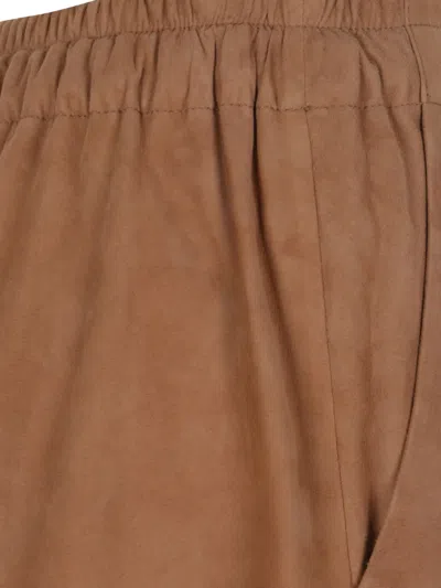 Desa 1972 Elasticated Trousers In Brown