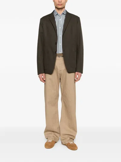 Herno Light Technical Blazer In Green