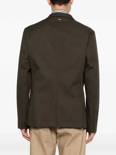 Herno Light Technical Blazer In Green