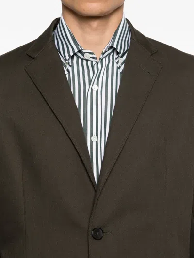 Herno Light Technical Blazer In Green