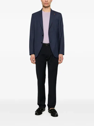 Latorre Stitching Blazer In Blue