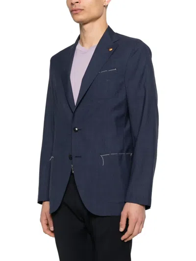 Latorre Stitching Blazer In Blue