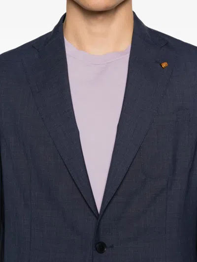 Latorre Stitching Blazer In Blue