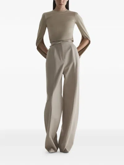 Mugler Cascade Loop T-shirt In Neutral