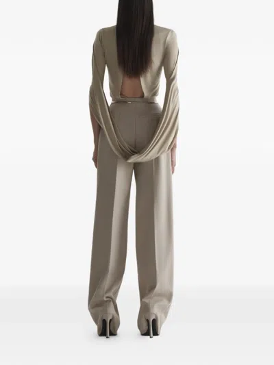 Mugler Cascade Loop T-shirt In Neutral