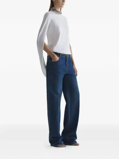 Mugler Cascade Loop T-shirt In White