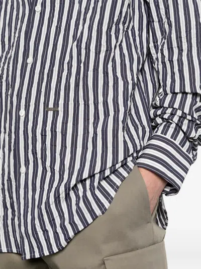 Dsquared2 Striped-pattern Shirt In Multi