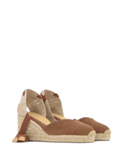 Castaã±er Tie Espadrilles In Brown
