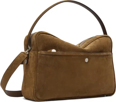 Acne Studios Brown Camero Camera Shoulder Bag In Brown