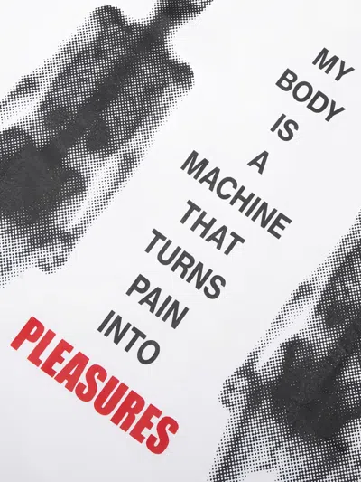 Pleasures Machine T-shirt In White