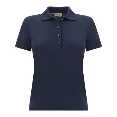 Paul & Shark Supima Cotton Polo Shirt In Blue