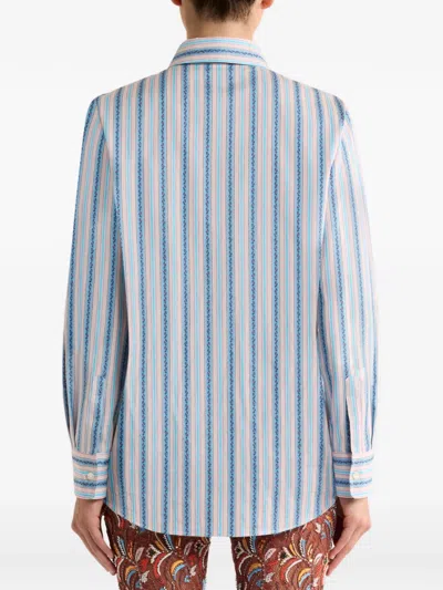 Etro Striped Shirt In Multi