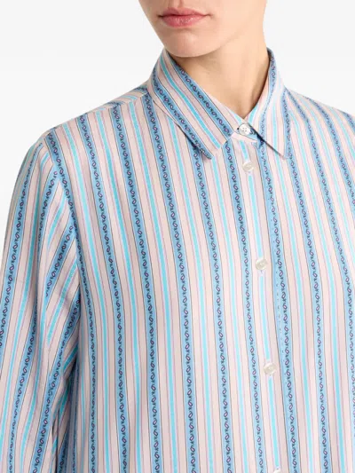 Etro Striped Shirt In Multi