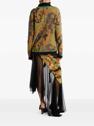 Etro Paisley-pattern Cardigan In Multi
