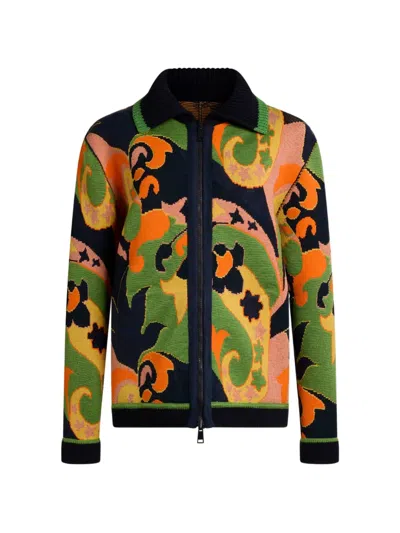 Etro Paisley-pattern Cardigan In Multi