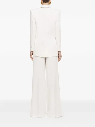 Nissa Double-breasted Blazer In White