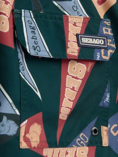 Sebago Patterned Sandbeach Shorts In Multi