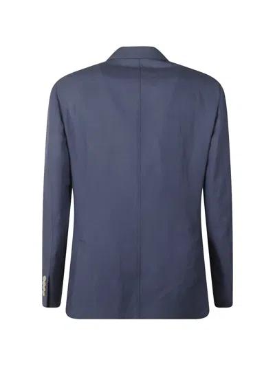 Eleventy Button Single-breasted Blazer In Blue