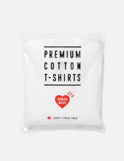 Human Made 3-pack T-shirt Set In White
