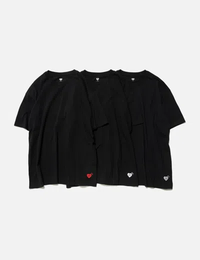 Human Made 3-pack T-shirt Set In Black