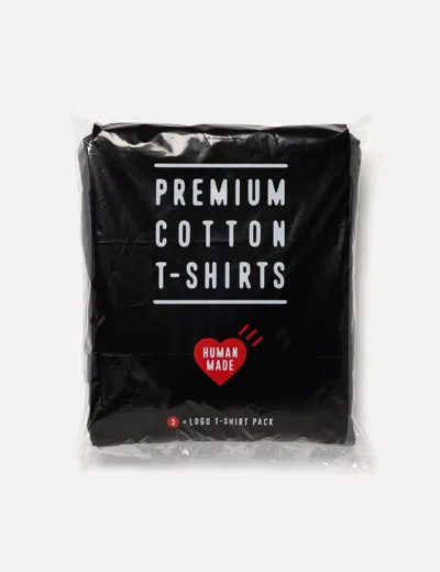 Human Made 3-pack T-shirt Set In Black