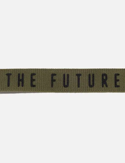 Human Made Web Belt In Orange