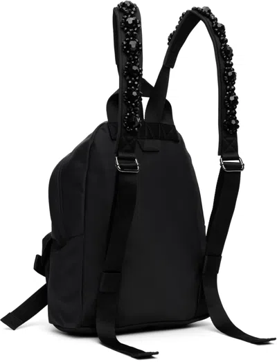 Simone Rocha Utility Bow Backpack In Black