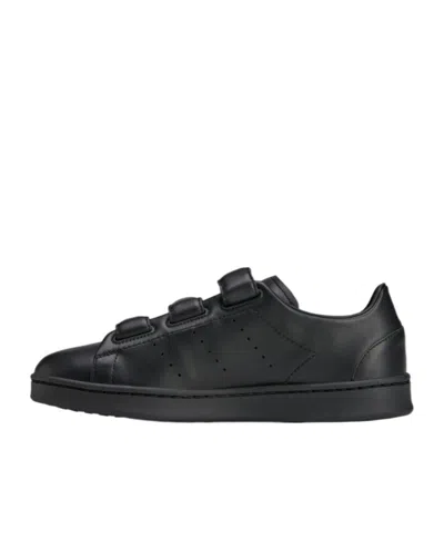 Y-3 Stan Smith Hook-and-loop Sneakers In Black