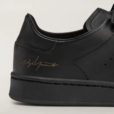 Y-3 Stan Smith Hook-and-loop Sneakers In Black
