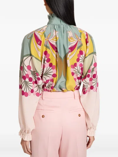 La Doublej Cerere Blouse In Multi