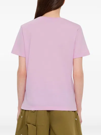 Msgm T-shirt With Decoration In Pink
