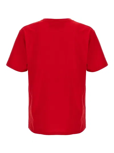 Valentino Garavani Regular Fit Crew Neck T-shirt In Red