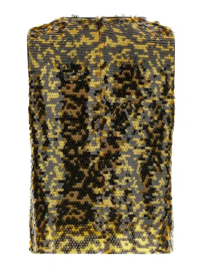 Staud Seraphina Sequin-embellishment Sleeveless Top In Multi