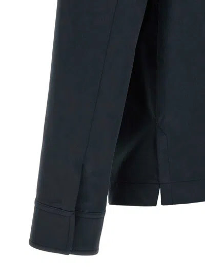 Tom Ford Overshirt With Front Concealed-buttons In Blue