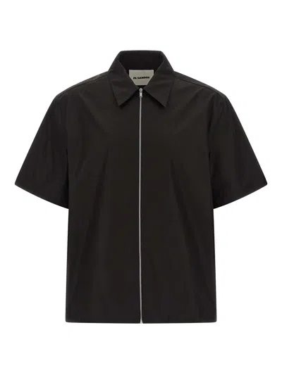 Jil Sander Men Black 201 Shirt In Black