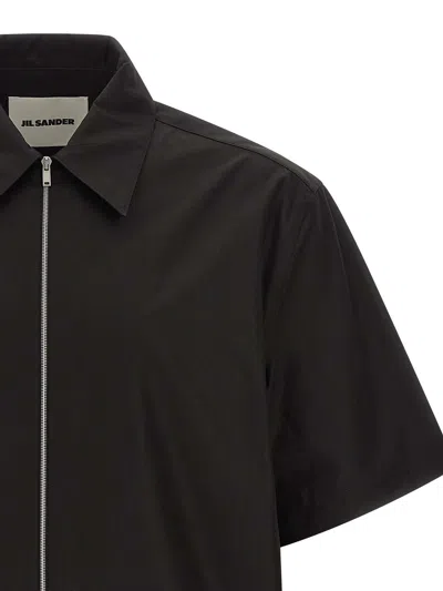 Jil Sander Men Black 201 Shirt In Black